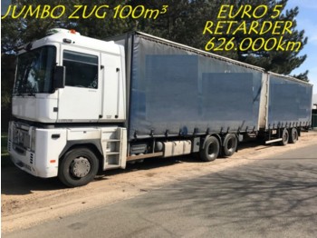 Box truck Renault MAGNUM 500DXI RETARDER - 6x2 - JUMBO 100m³ - EURO 5: picture 1