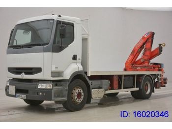 Dropside/ Flatbed truck Renault Premium 385: picture 1