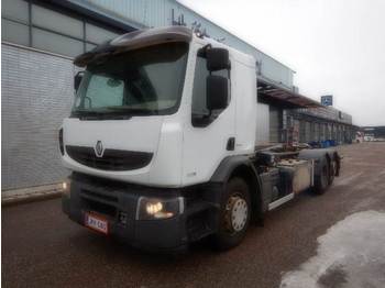 Skip loader truck Renault Premium 6x2 320DCI - Koukkulaite: picture 1