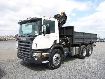 New Dropside/ Flatbed truck SCANIA P340 6x4: picture 1