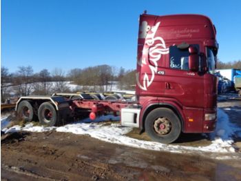 Container transporter/ Swap body truck SCANIA R124: picture 1