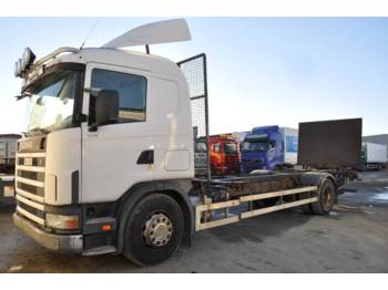 Container transporter/ Swap body truck Scania 114 340 4X2: picture 1