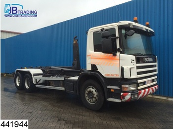 Container transporter/ Swap body truck Scania 114 340 6x2, Airco, Haakarm Hook Container syste: picture 1