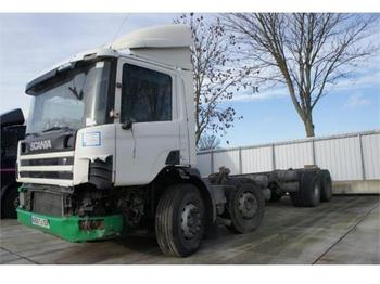 Container transporter/ Swap body truck Scania 114-380 8x4 Full steel: picture 1