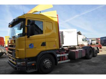 Container transporter/ Swap body truck Scania 114 6X2 380: picture 1