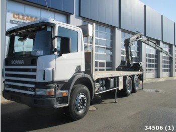 Truck Scania 114 C 340 6x4 met Hiab 15,5 ton/meter laadkraan: picture 1