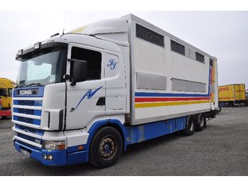 Livestock truck Scania 124 6X2 400: picture 1