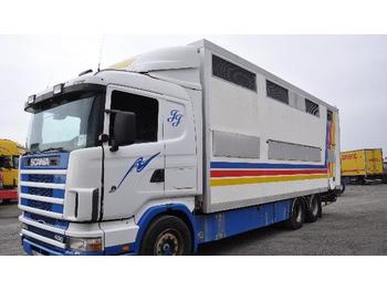 Livestock truck Scania 124 6X2 400: picture 1