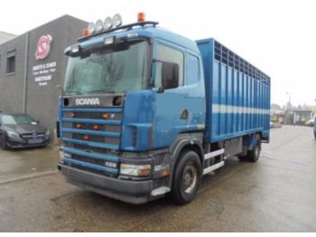 Livestock truck Scania  124 L 420 Hpi: picture 1