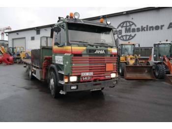 Dropside/ Flatbed truck Scania 143 400HK: picture 1