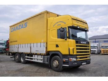 Curtainsider truck Scania 144 6X2 460: picture 1
