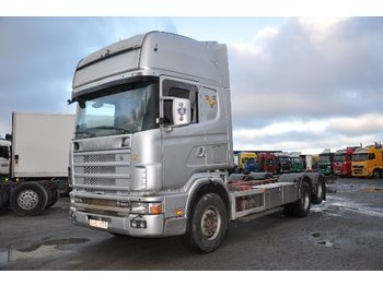 Container transporter/ Swap body truck Scania 164 6X2 580: picture 1