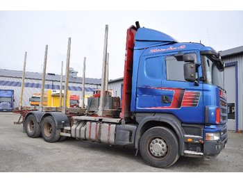 Truck for transportation of timber Scania 164 6X4 580: picture 1