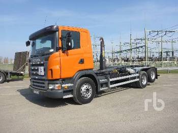 Container transporter/ Swap body truck Scania G420 6X2: picture 1