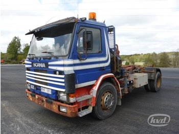 Container transporter/ Swap body truck Scania G82ML 42 KKL 4x2 Lastväxlare (kran) -86: picture 1