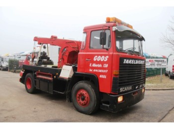 Autotransporter truck Scania LB 110 SUPER - ***OLDTIMER*** - BELGIAN PAPERS - TOW TRUCK - VERY CLEAN: picture 1