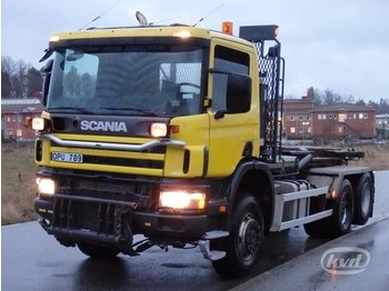 Container transporter/ Swap body truck Scania P124CBHZ400 -99: picture 1