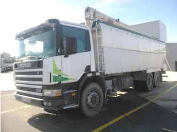 Truck Scania P94L 310 - 6x2. Retarder. Aluminum silo for feed: picture 1