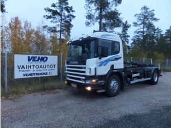 Skip loader truck Scania P94-260 4x2/4700 vaijerilaitteilla: picture 1