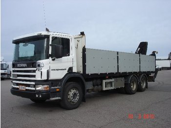 Dropside/ Flatbed truck Scania P94 GB-ASA80-6X2/470-136: picture 1