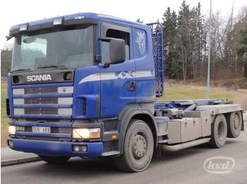 Container transporter/ Swap body truck Scania R124GB NB470 -02: picture 1