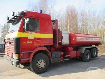 Tipper Scania R143H 46 6x2 Brandfordon lastväxlare med vattentank -89: picture 1