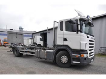 Container transporter/ Swap body truck Scania R420 4X2: picture 1