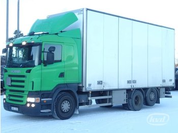 Box truck Scania R420 LB HNB (No Export) 6x2*4 Box (side doors): picture 1