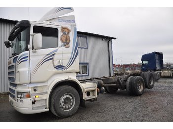Container transporter/ Swap body truck Scania R480 6X2 Parabel/Manuell: picture 1