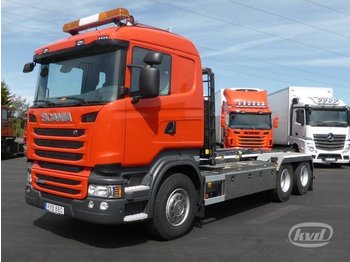 Container transporter/ Swap body truck Scania R490LB HSA 6x2 Lastväxlare -14: picture 1