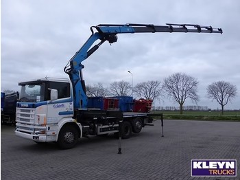 Dropside/ Flatbed truck Scania R 124.470 6x2*4 EFFER 360: picture 1