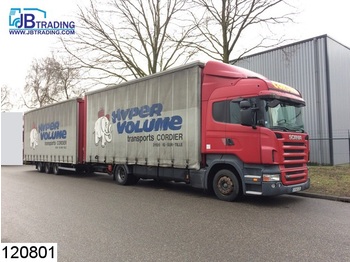 Curtainsider truck Scania R 380 EURO 4, Manual, Retarder, Airco, Tautliner Combi: picture 1