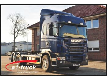 Container transporter/ Swap body truck Scania R 400 LB 6x2 MNB, Achslast VA. 8 Tonnen: picture 1
