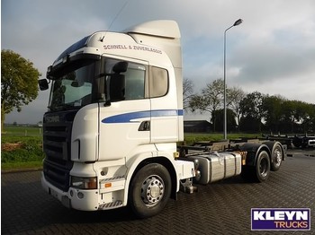 Container transporter/ Swap body truck Scania R 420 6x2*4, HIGHLINE: picture 1
