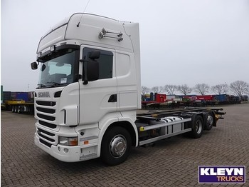 Container transporter/ Swap body truck Scania R 440 MANUAL GEARBOX: picture 1