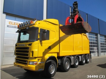 Truck Scania R 500 V8 10x4 Retarder Euro 5 Palfinger 17 ton/m: picture 1