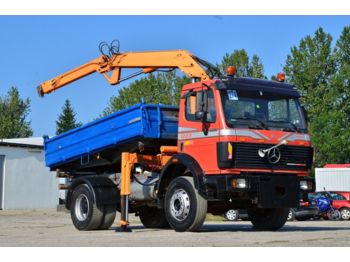 Tipper MERCEDES-BENZ 1722AK 4x4 1991 TIPPER + CRANE