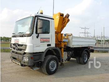 Tipper MERCEDES-BENZ 2031 w/Effer Crane 4x4