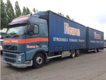 Curtainsider truck Volvo FH12.420 6X2R Euro3: picture 1