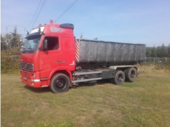 Container transporter/ Swap body truck Volvo FH12 420 CONTAINERWAGEN BLADGEVEERD: picture 1