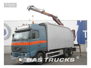 Dropside/ Flatbed truck Volvo FH12 420 Euro 2 Loglift F120S79R: picture 1