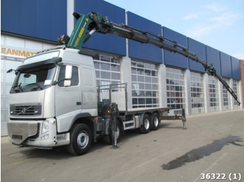 Dropside/ Flatbed truck Volvo FH 12.500 Euro 5 8x4 with Palfinger 85 ton/meter: picture 1