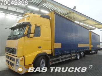 Curtainsider truck Volvo FH 480 XL 6X2 VEB+ Liftachse Mega Hardholz-Boden Durchladesystem Euro 5: picture 1