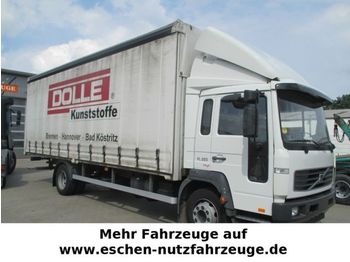 Curtainsider truck Volvo FL 6 - 220,  Blatt, Schaltgetr: picture 1