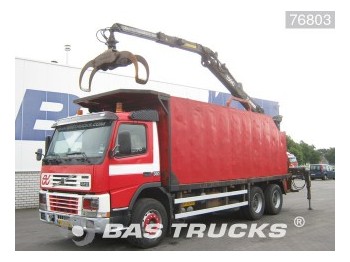 Dropside/ Flatbed truck Volvo FM12 380 Manual Big Axle Roetfilter Euro 2: picture 1