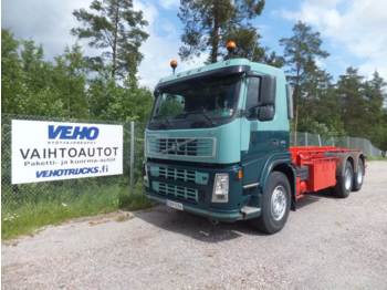 Skip loader truck Volvo FM400 6x4 - Vaijerilaite: picture 1