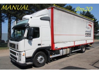 Curtainsider truck Volvo FM9-340 - SLEEPERCABIN - BOX 8m20 - MANUAL GEARBOX - VERY CLEAN: picture 1