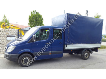 Curtain side van Mercedes-Benz 315 Cdi MAXI Pritsche Plane AHK Klima ATM Motor: picture 1