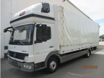 Curtain side van Mercedes-Benz Atego 816L Euro4 LBW AHK Topsleeper Luftfederung: picture 1