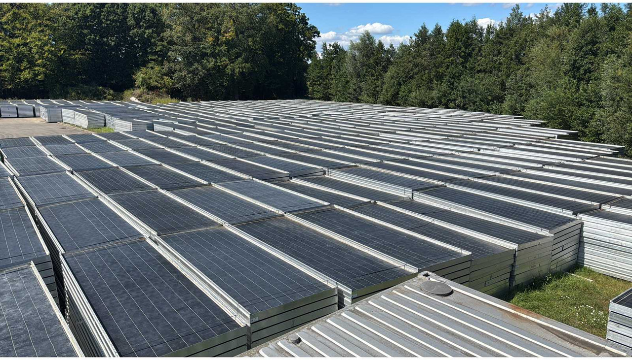 Agricultural machinery Aluminum cultivation table (4.50x1.63 mtr) (50x)